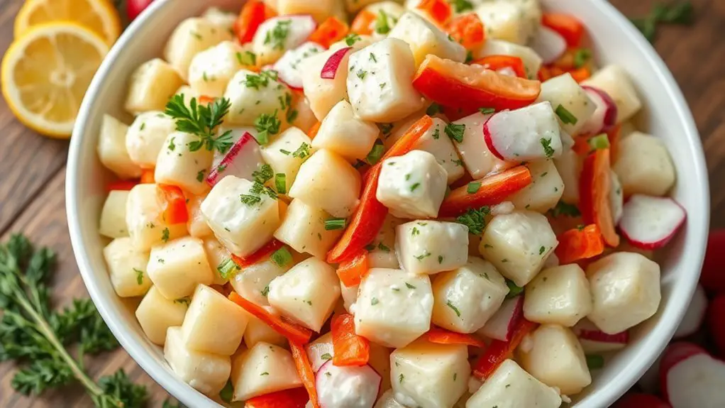 healthy vegetable potato salad