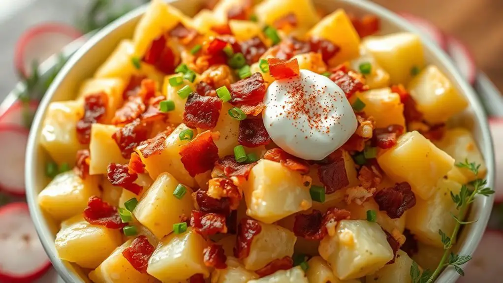 hearty bacon potato dish