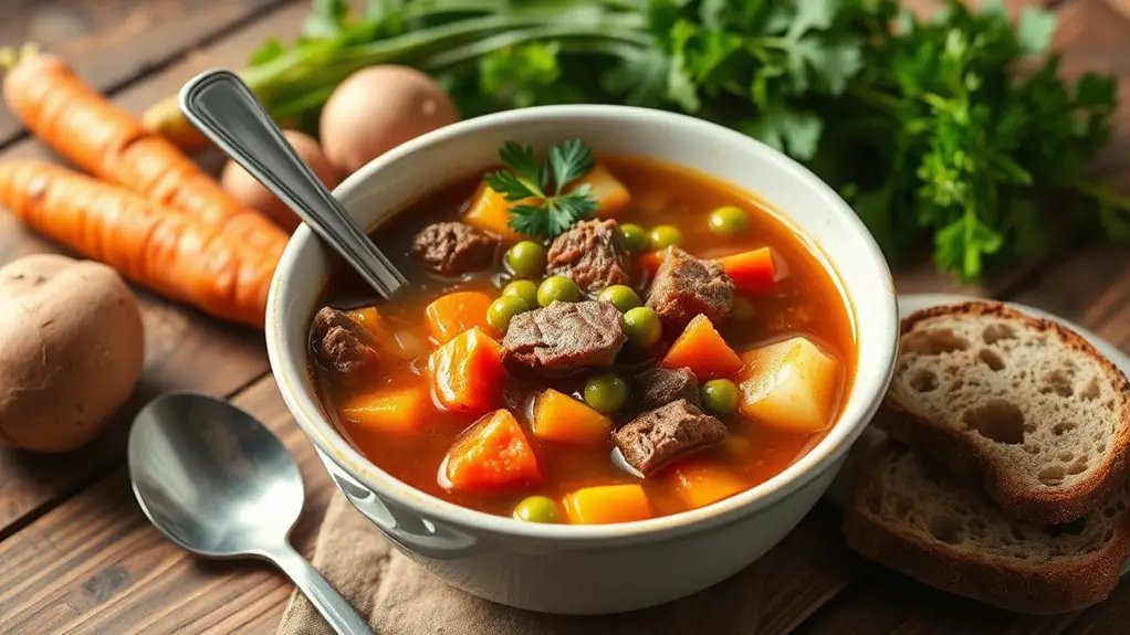 hearty beef vegetable soup