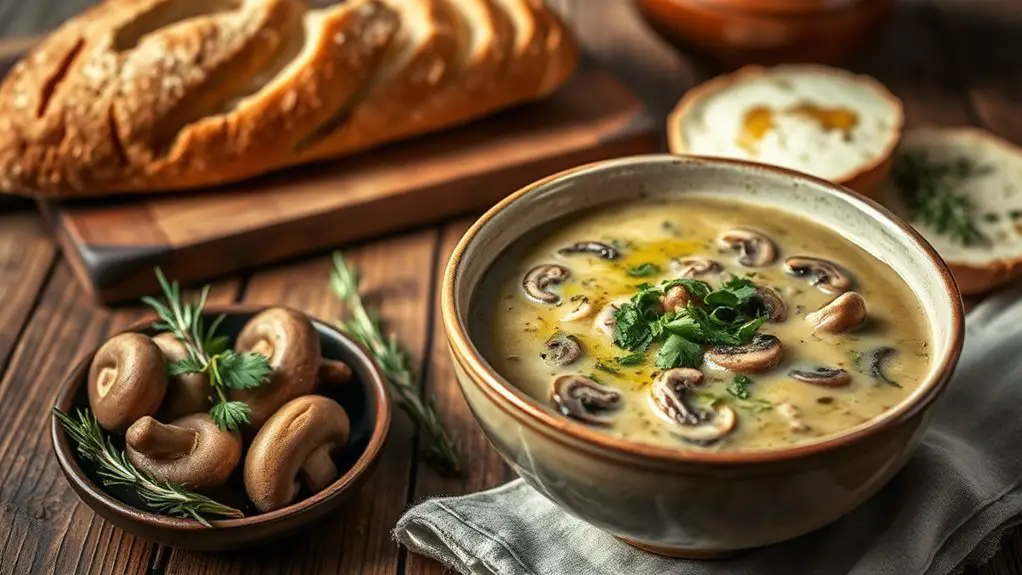 herbed italian mushroom soup