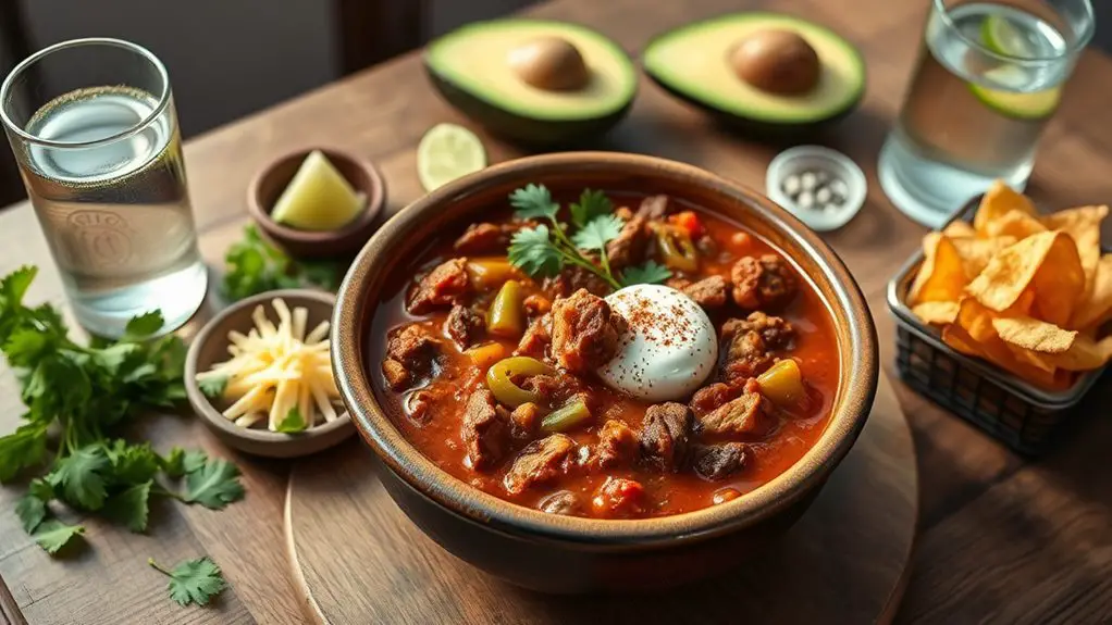 keto chili serving ideas