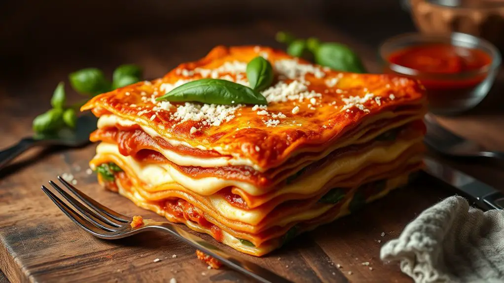 layered pasta dish