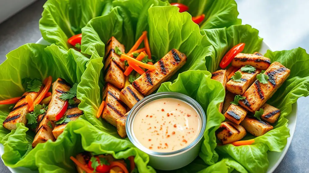 lettuce wraps with chicken