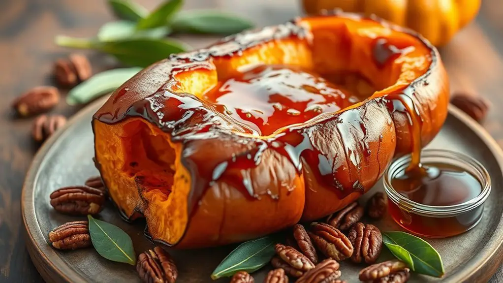 maple glazed butternut squash