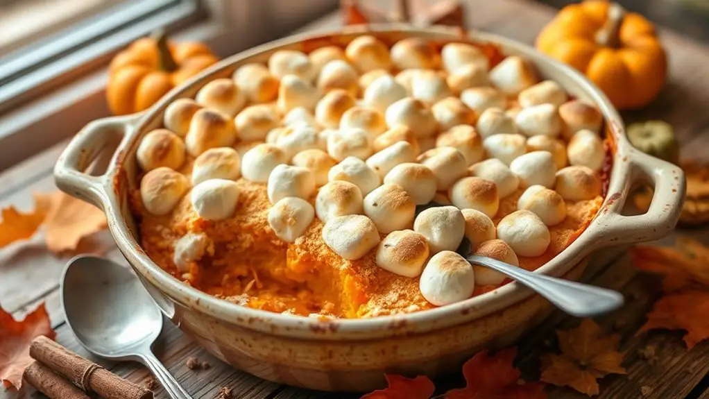 marshmallow topped sweet potato casserole