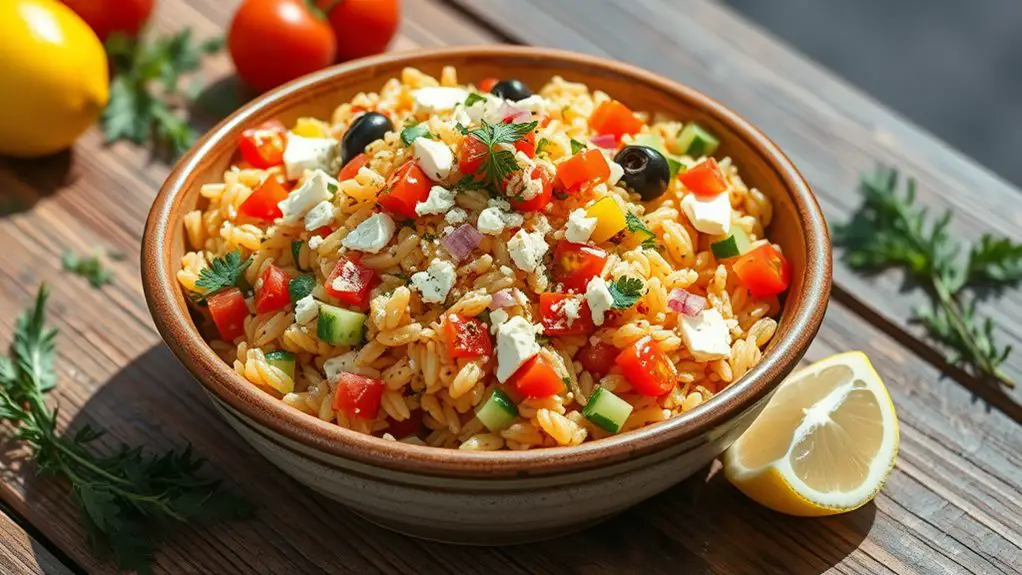 mediterranean orzo salad recipe