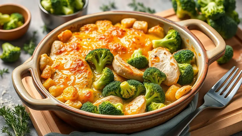 nutritious broccoli chicken bake