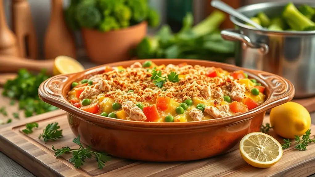 nutritious tuna vegetable casserole