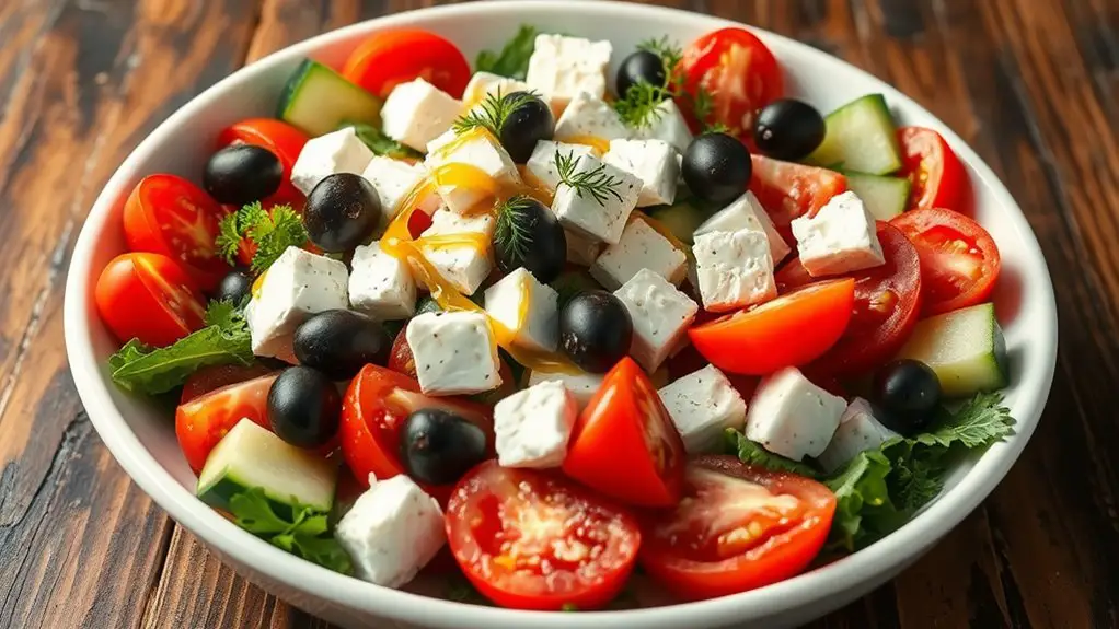 olives in greek salad