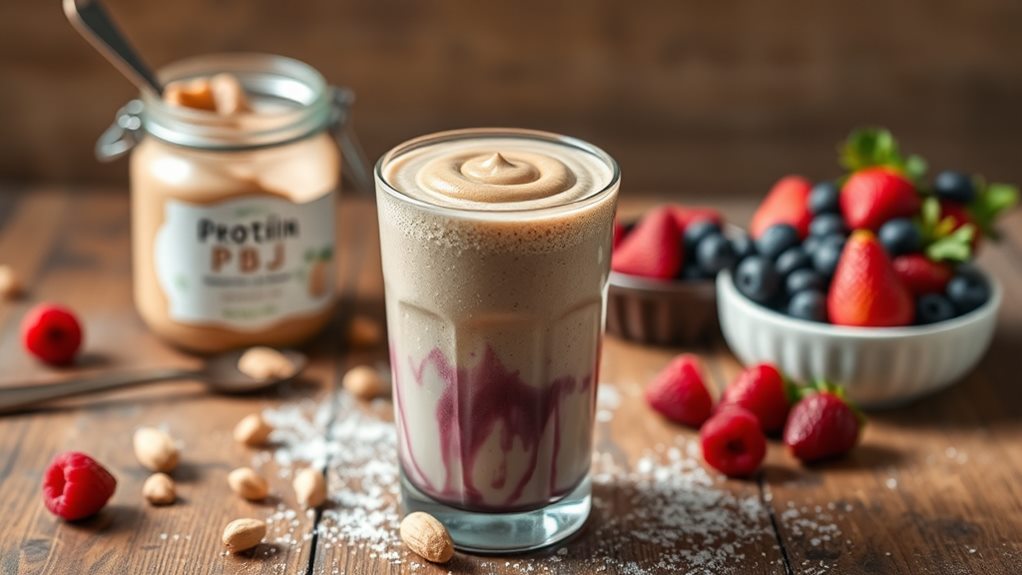 peanut butter jelly shake