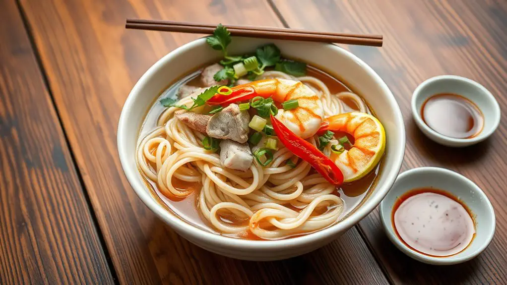 pork shrimp noodle soup