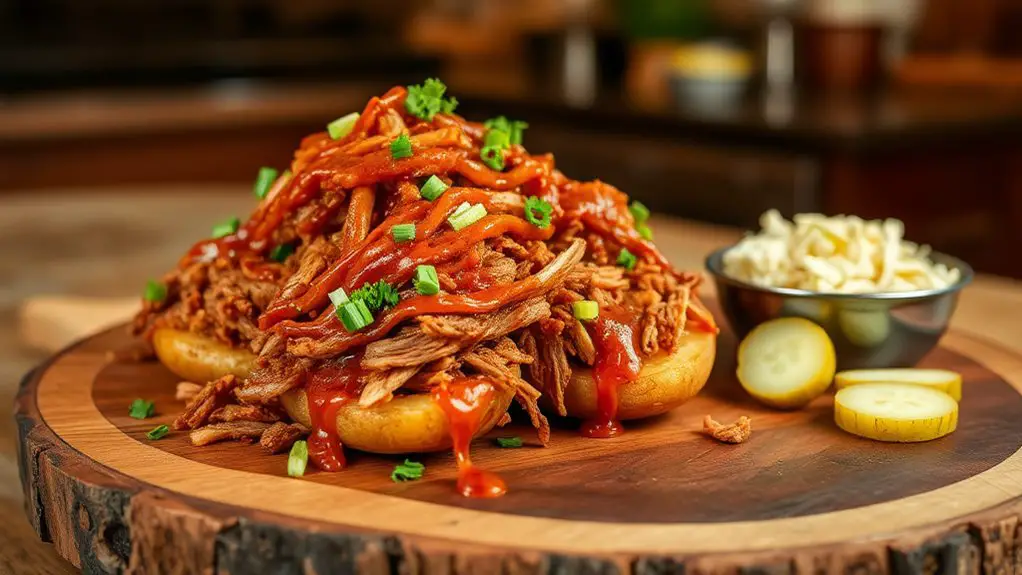 pulled pork loaded potatoes