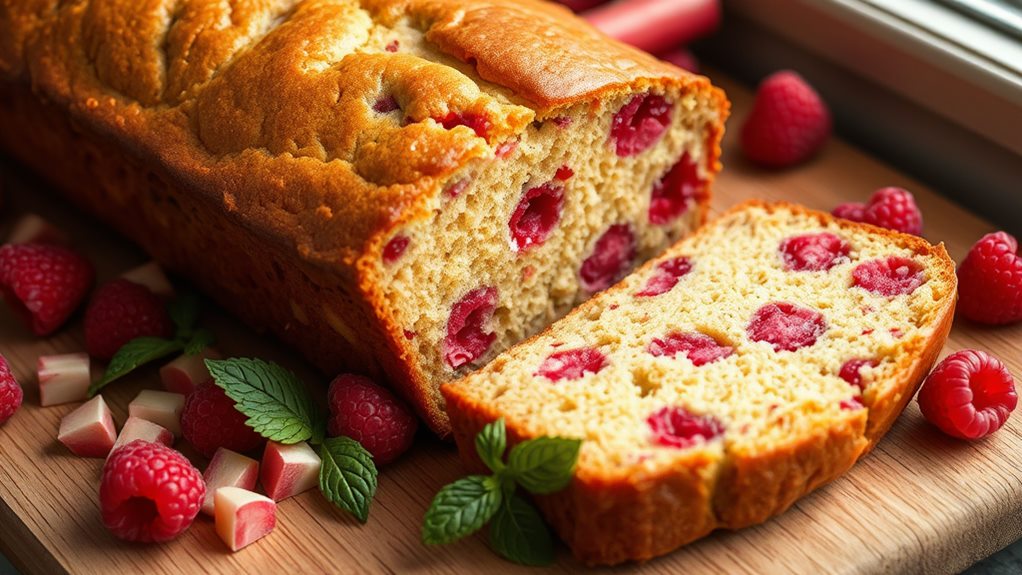 raspberry rhubarb bread recipe