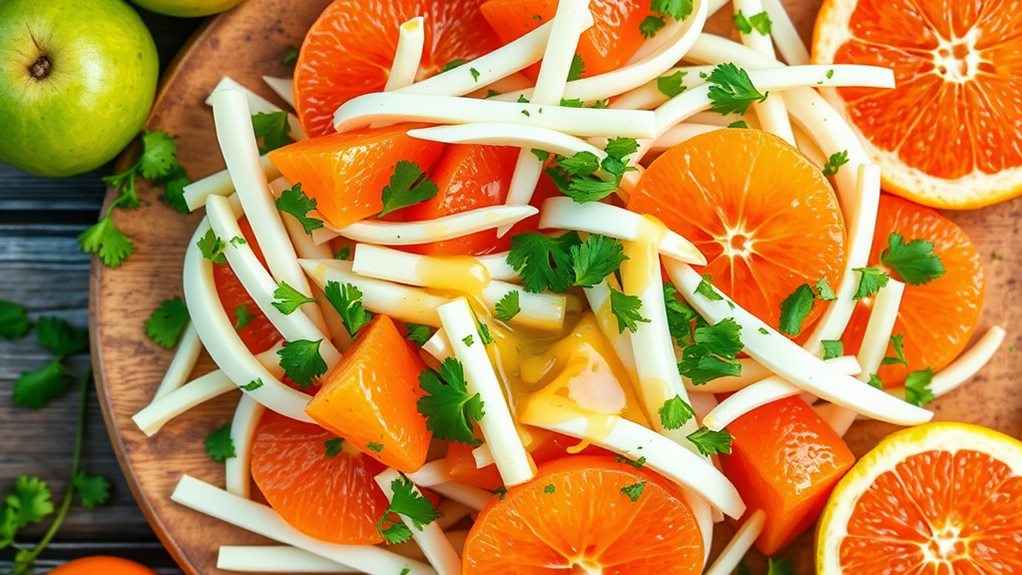 refreshing jicama citrus salad