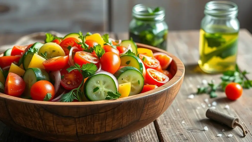 refreshing vegetable salad delight