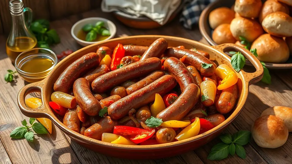 sausage and peppers delight