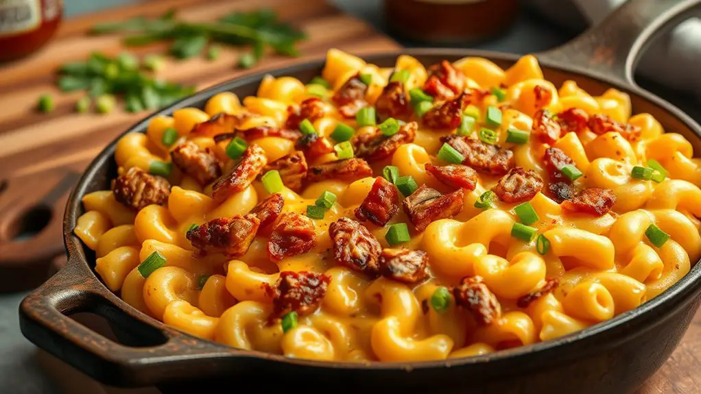 savory bbq chicken pasta