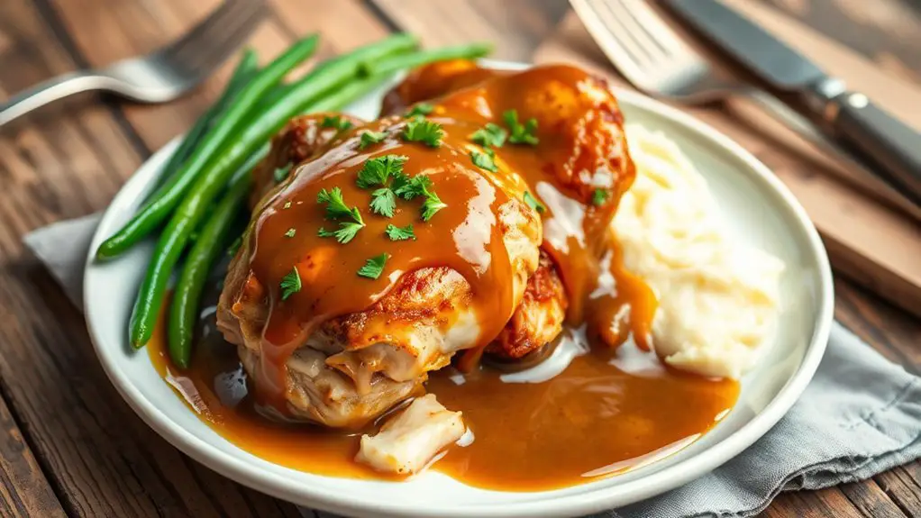 savory chicken thighs dish