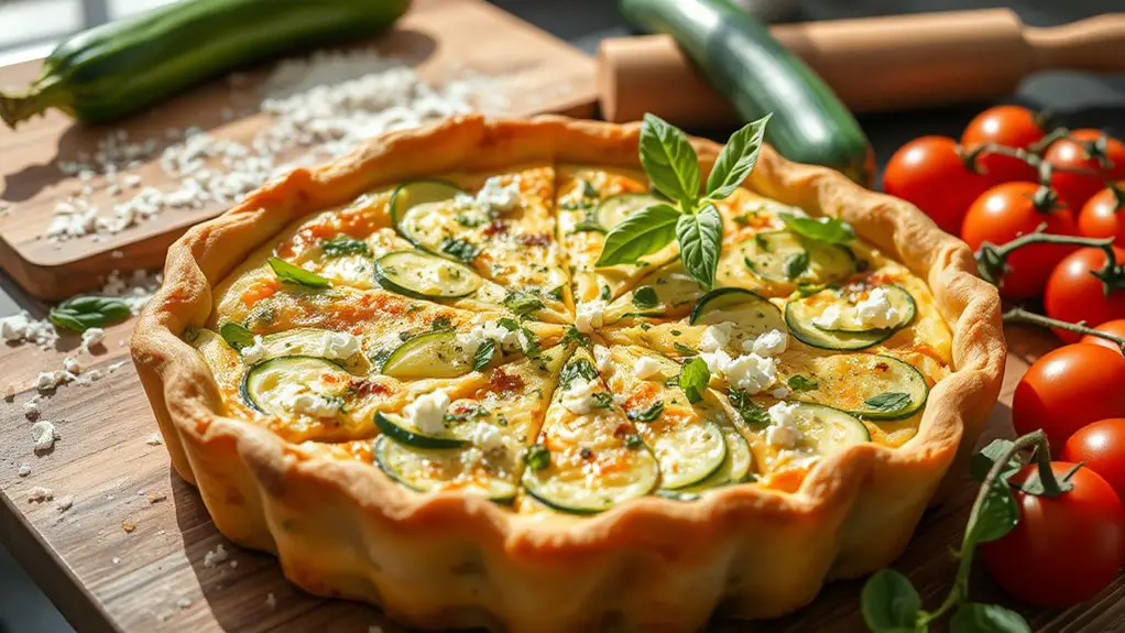 savory italian zucchini pie