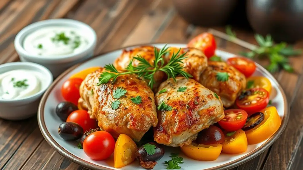 savory mediterranean chicken dish