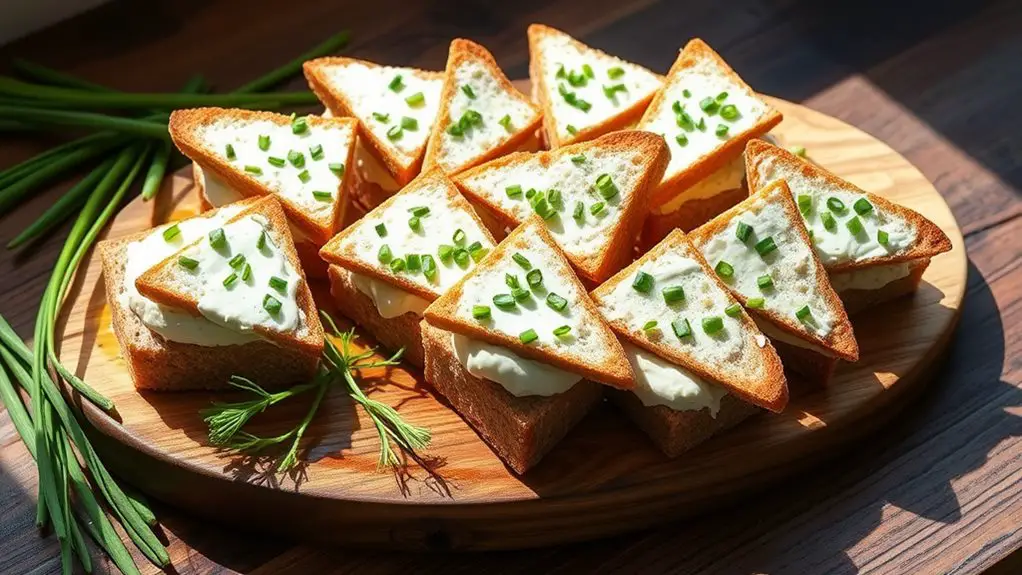 savory spread with herbs