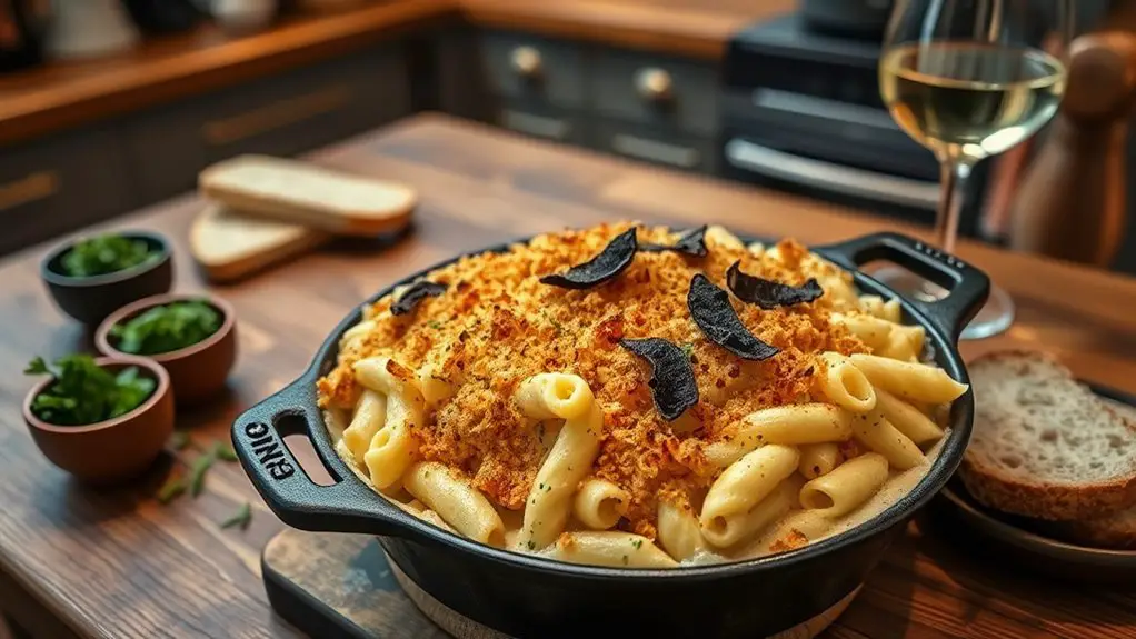 savory truffle macaroni delight