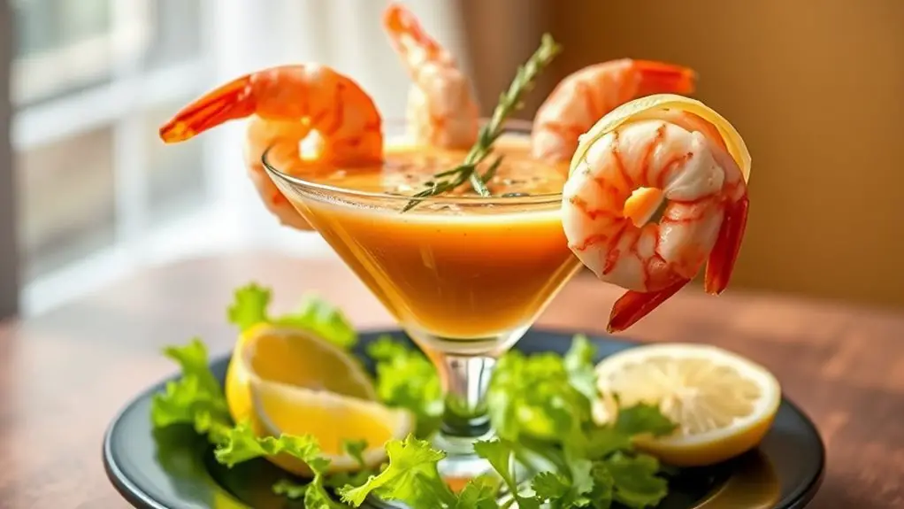 seafood appetizer delightfully served