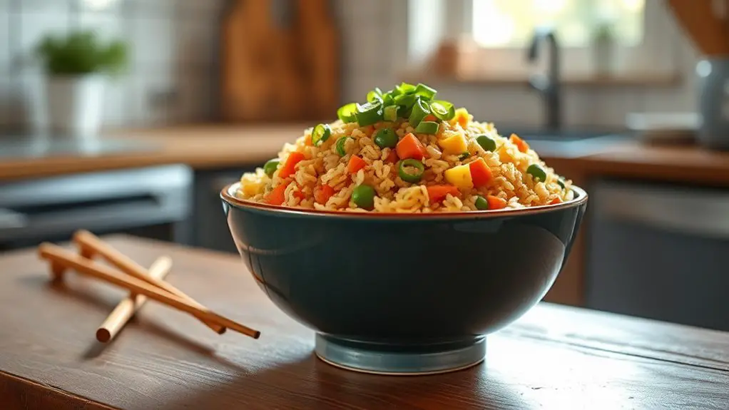 simple stir fried rice