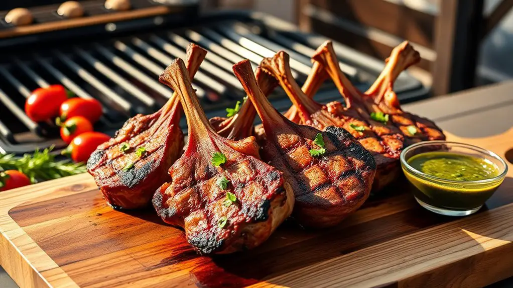 spiced grilled lamb chops