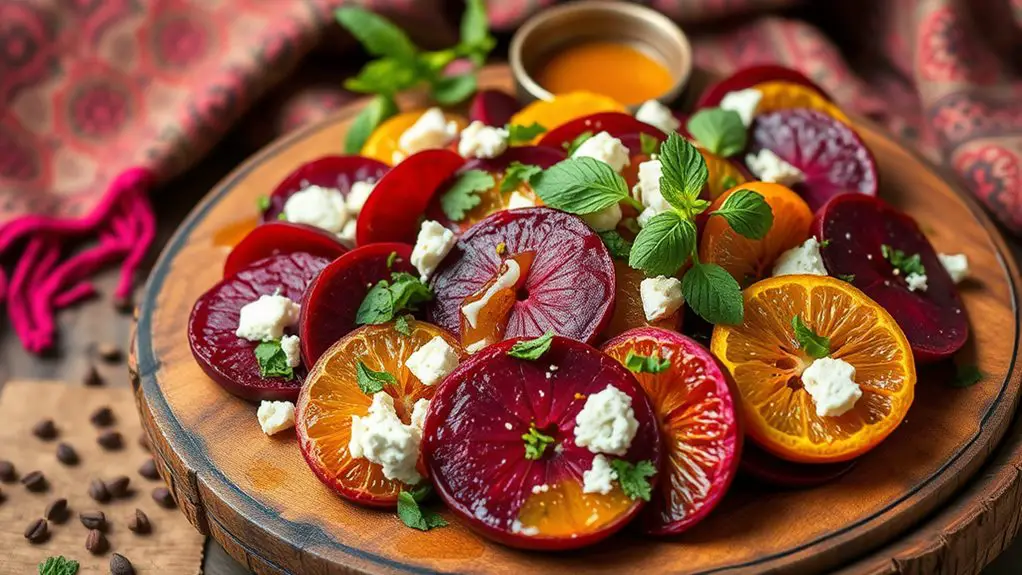 spiced moroccan beet salad