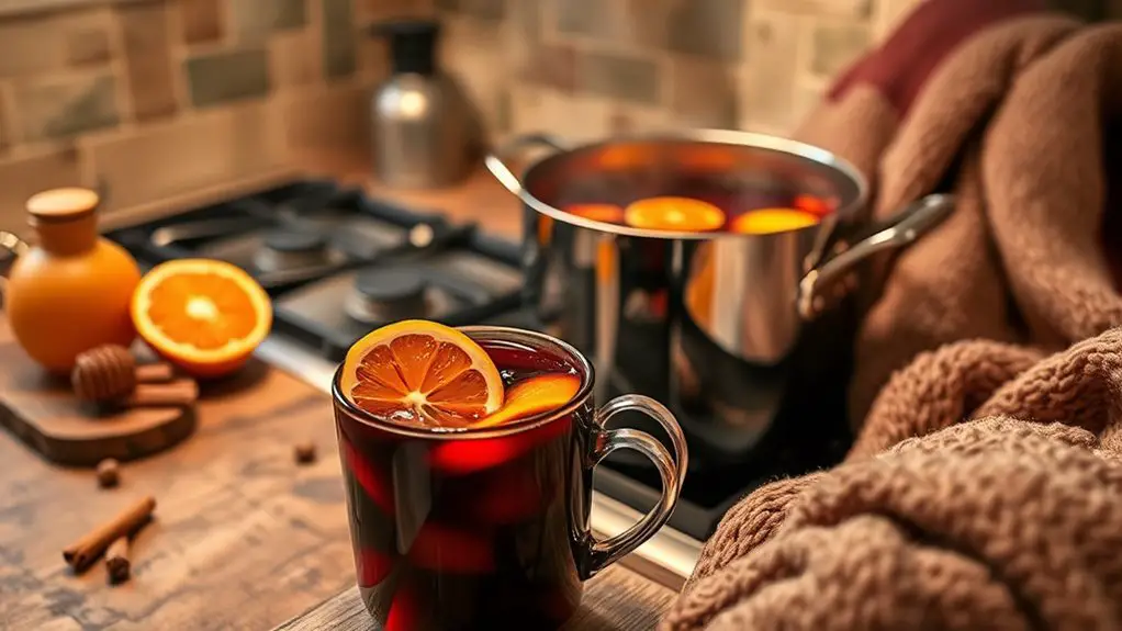 spiced warm holiday beverage