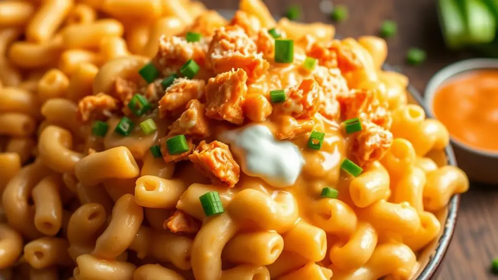 spicy cheesy pasta delight