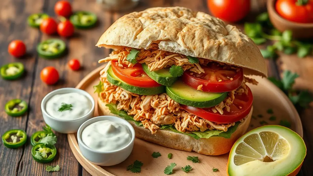 spicy chicken avocado delight