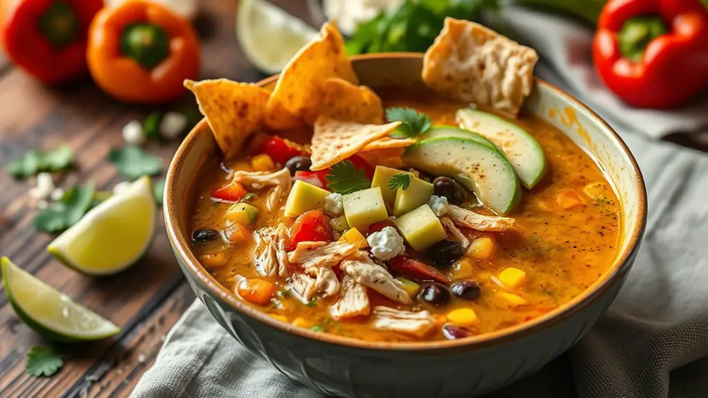 spicy chicken soup recipe