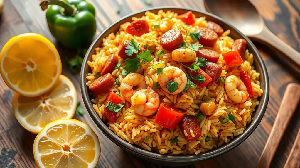 spicy creole rice dish