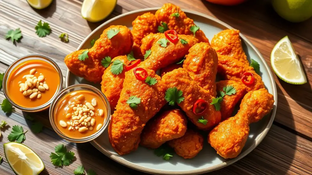 spicy thai chicken strips