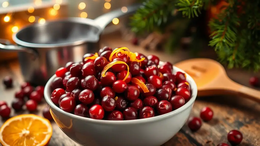 sweet tangy cranberry sauce