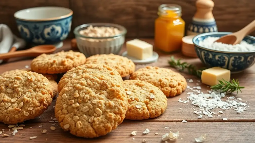 traditional australian oat cookies