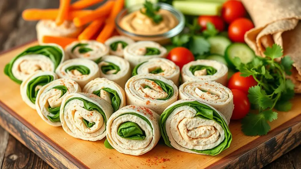 turkey hummus wraps recipe