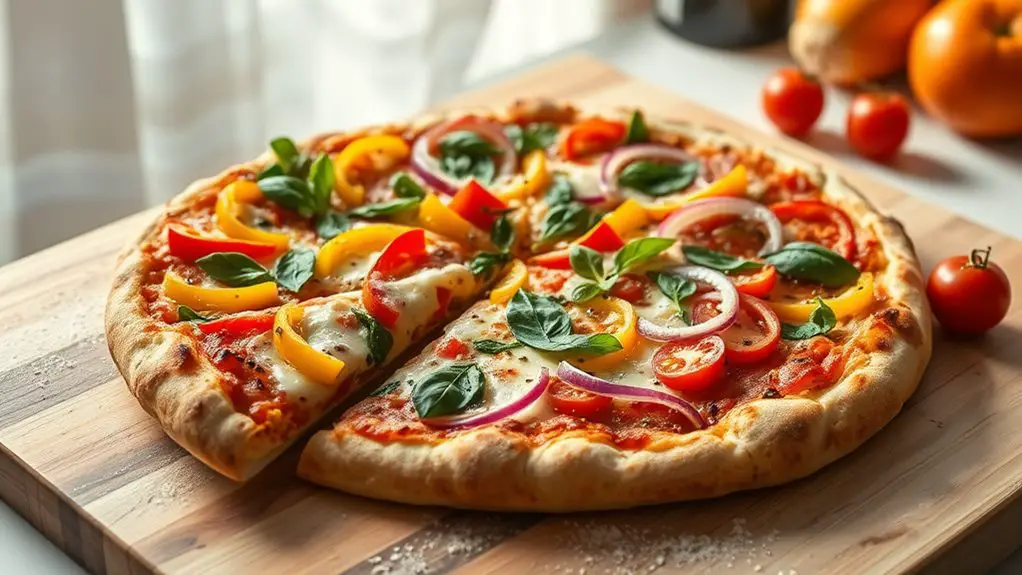 vegetarian delight pizza option