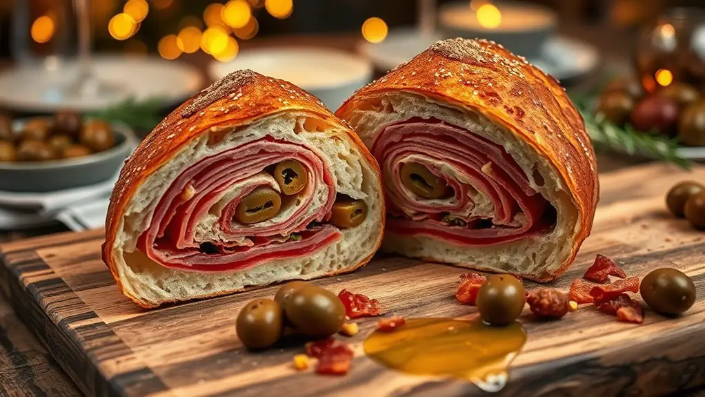 venezuelan festive ham bread