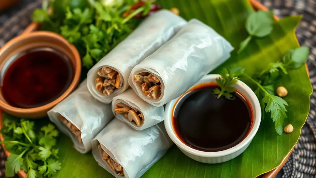 vietnamese rice paper rolls